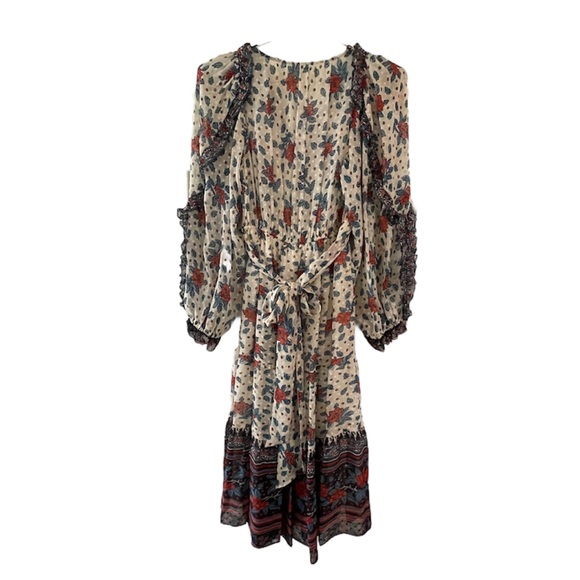 Ulla Johnson Silk Romilly Dress Pristine NWT Size 6 $795 - Picture 6 of 9